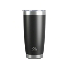 20-oz-Edelstahl-Vakuumisolierter Becher mit Deckel – Doppelwandiger Reisebecher für heiße und kalte Getränke, geeignet für Büro, Outdoor und