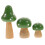 Mini-Pilzornamente aus Holz, 3er-Set 4