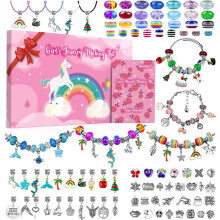 Kit para hacer pulseras para niñas - 150 piezas de cuentas para joyería - Kit de manualidades para hacer pulseras - Idea de regalo de Navidad para