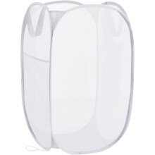 Pop Up Laundry Basket Folding Laundry Hamper Mesh Hamper Storage Bin for College Dorms, Travelling, Crusing, Camping