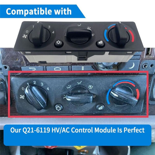 Q21-6119 HVAC Control Panel for  337 348 389 Trucks, AC Climate Control Module, Replace Q216119 2