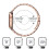 Συμβατό με το Apple Watch Μεταλλικό λουράκι 45 χιλιοστών – Ρυθμιζόμενο λουράκι με θήκη 2