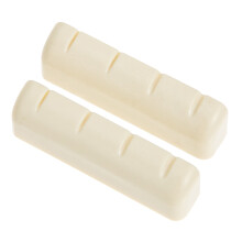 Banjo Replace Nut Ukulele Saddle Bone Mandolin Accessories Adjust Abs White 2 Pcs