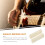 Banjo Replace Nut Ukulele Saddle Bone Mandolin Accessories Adjust Abs White 2 Pcs 6