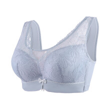 Reggiseni da donna in pizzo ricamato lucido, comodi e traspiranti, senza ferretto, per tutti i giorni, taglie 36-44.