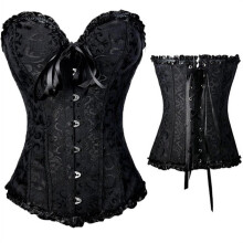 Womens Corset, Sexy Lace Floral Waist Shaping Bustier Top