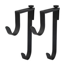 Crochet de suspension réglable en aluminium pour poteau de piscine – Résistant à la rouille, sans vis, robuste, pour clôture ou mur