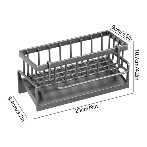 Plastic Kitchen Sink Caddy with Drain Tray 2