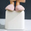 Narrow Press Ring Trash Can with Lid for Bathroom Gap 6