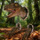 3D-Dinosaurierkopf-Wandbild, Harzskulptur, Gelb 5
