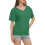 Γυναικεία Casual T-shirts με V λαιμόκοψη, κοντομάνικα, χαλαρή εφαρμογή, καλοκαιρινά, 2
