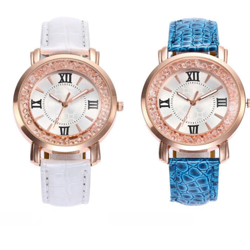 Hvide ure til kvinder elegante quartz armbåndsur i rustfrit stål 1 sæt 1