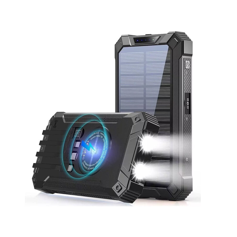 Portable Solar Power Bank 10000Mah With 4 Usb Ports 922042388734
