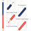 24 Pack Checking Pencils Red and Blue Erasable Pencils Pre-Sharpened for Checking Map Coloring Tests Grading 3