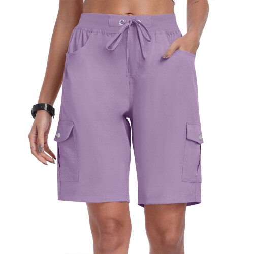 Γυναικεία σορτς Plus Size με τσέπες, χαλαρά, casual, κομψά, ελαφριά, γυναικεία, φαρδιά, cargo 1