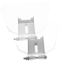 2pcs Bench Grinder Eye Shield Replacement Stainless Steel Safety Guard Rust Resistant Wide Compatibility