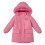 Casaco de inverno feminino longo acolchoado com enchimento de plumas, à prova de vento e com capuz. 1