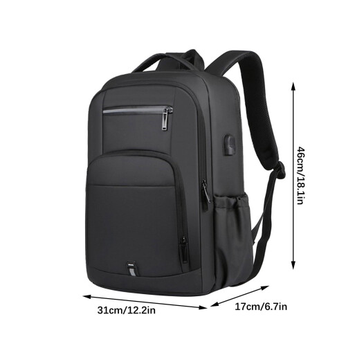 Mochila masculina resistente à água para laptop de 17 polegadas 2