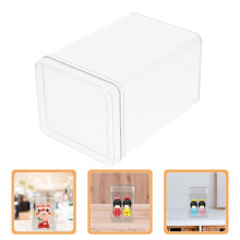 Transparante opbergdoos voor actiefiguren van PET (4 stuks)