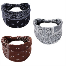 DESIGNICE 3 piezas de diademas con elegante diseño, diademas gruesas para mujer, pañuelos para la cabeza ajustados de estilo activo para mujer,