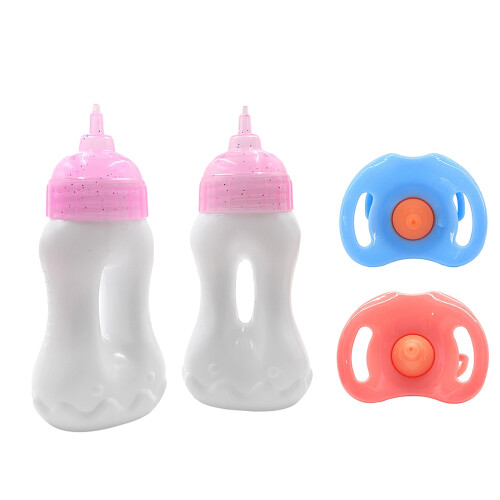 Set di 4 bambole magiche a forma di U Dottles e ciuccio, giocattoli per bambini