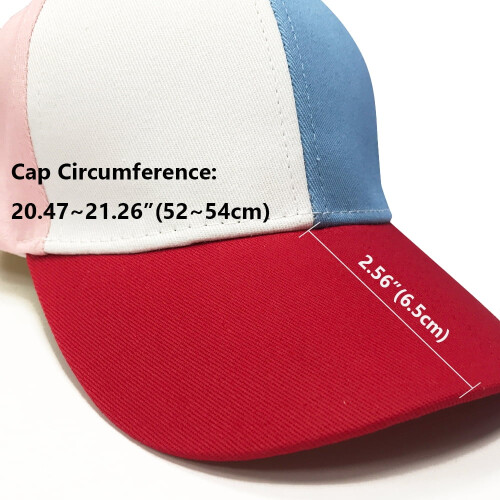 Șapcă Propeller multicoloră - stil baseball (copii, bor roșu) 2