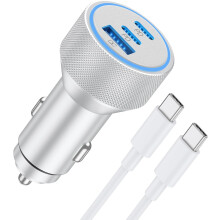 67W 3portová USB-C autonabíječka pro iPhone, iPad a iPhone 17 s 3FT