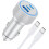 67W 3-ports USB-C biloplader til iPhone, iPad og 90 cm 1