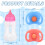 Set di 4 bambole magiche a forma di U Dottles e ciuccio, giocattoli per bambini 2