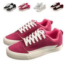 Canvas schoenen voor dames, lage sneakers, klassieke veterschoenen, comfortabele wandelschoenen, modieuze casual canvas wandelschoenen voor dagelijks