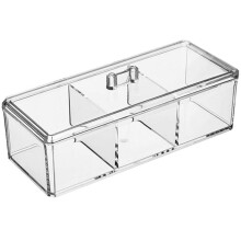 Transparente, wiederverwendbare Teeaufbewahrungsboxen aus Kunststoff