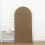 BalsaCircle7ft Taupe Εφαρμοστό Ματ Spandex Στρογγυλή Τοπ Κάλυμμα Βάσης για Αψίδα Γάμου, 6