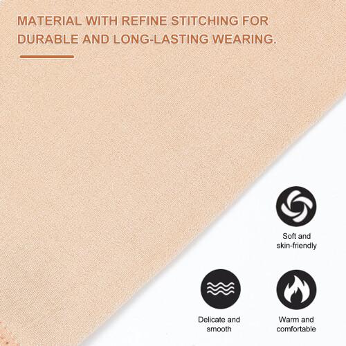 Beige elastiska leggings för kvinnor, 200 g isolerade 1