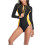 Σετ μπικίνι Rashguard για γυναίκες, μαγιό με μακριά μανίκια, καλοκαιρινό, παραλία, 4