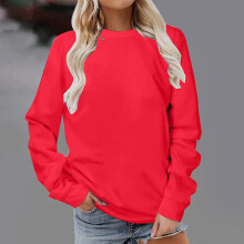 Blusas de tallas grandes para mujer 2023. Camisas casuales de manga larga con estampado, cuello redondo, sudadera, jersey, blusas tipo túnica