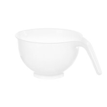 Klar blandningsskål av plastmaterial lämplig för kök, bakning och restauranger