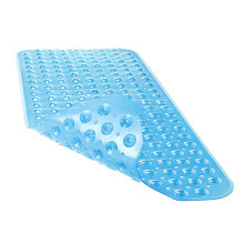 Antislip bad- en douchemat 40x16 inch, met zuignappen, extra groot, machinewasbaar, afvoergaten – geschikt voor standaard badkuipen en douchecabines