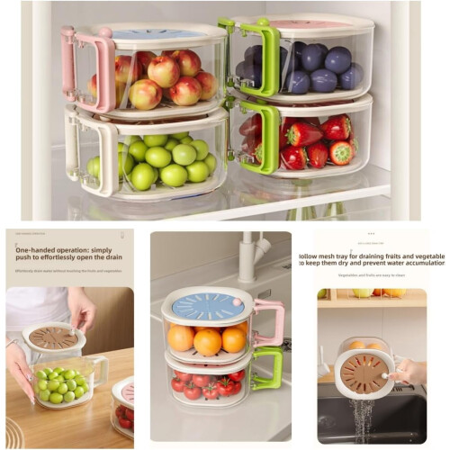2-in-1-Abtropfkorb für Obst und Gemüse 2