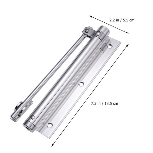 Anti Slam Door Hinge Security Bar Protector Automatic Closer 2