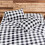 Queen Flannel Sheet Set Red Black Plaid 4-Piece 7