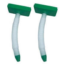 2X Jewel Cooler for , Easy to Use Car Crotch Vent Extender Hose for Balls Cool or Warm Air , White