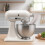 Flour Funnel Mess Free Baking Accessory for Kitchen Aid Stand Mixer 4