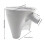 Flour Funnel Mess Free Baking Accessory for Kitchen Aid Stand Mixer 3