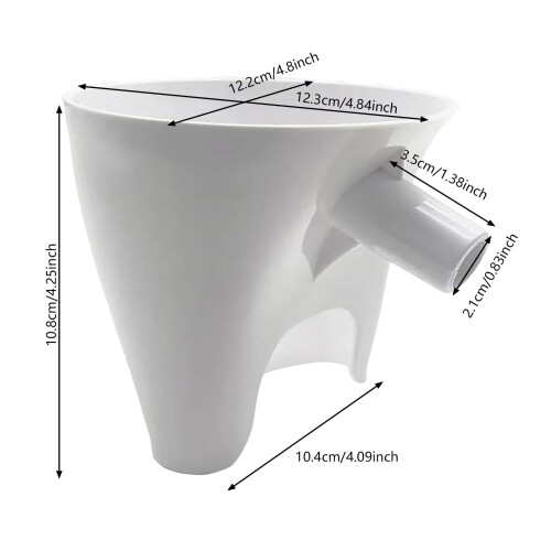 Flour Funnel Mess Free Baking Accessory for Kitchen Aid Stand Mixer 2