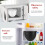 Silicone Bowl Liners for KitchenAid 5 Qt Mixer with Lids 5