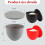Silicone Bowl Liners for KitchenAid 5 Qt Mixer with Lids 7