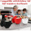 Silicone Bowl Liners for KitchenAid 5 Qt Mixer with Lids 6