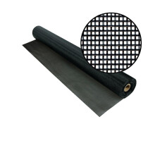 102 Inch x 100 Ft Black Fiberglass Insect Screen Mesh 17/14 for Windows and Doors