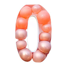 Creative DIY Latex Number Balloon Box Display-93 cm number 0