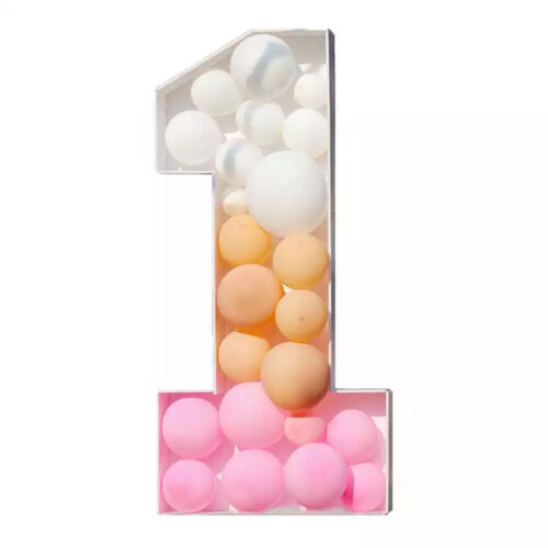 Quick Assembly Party Number Structure Recyclable-93 cm number 1